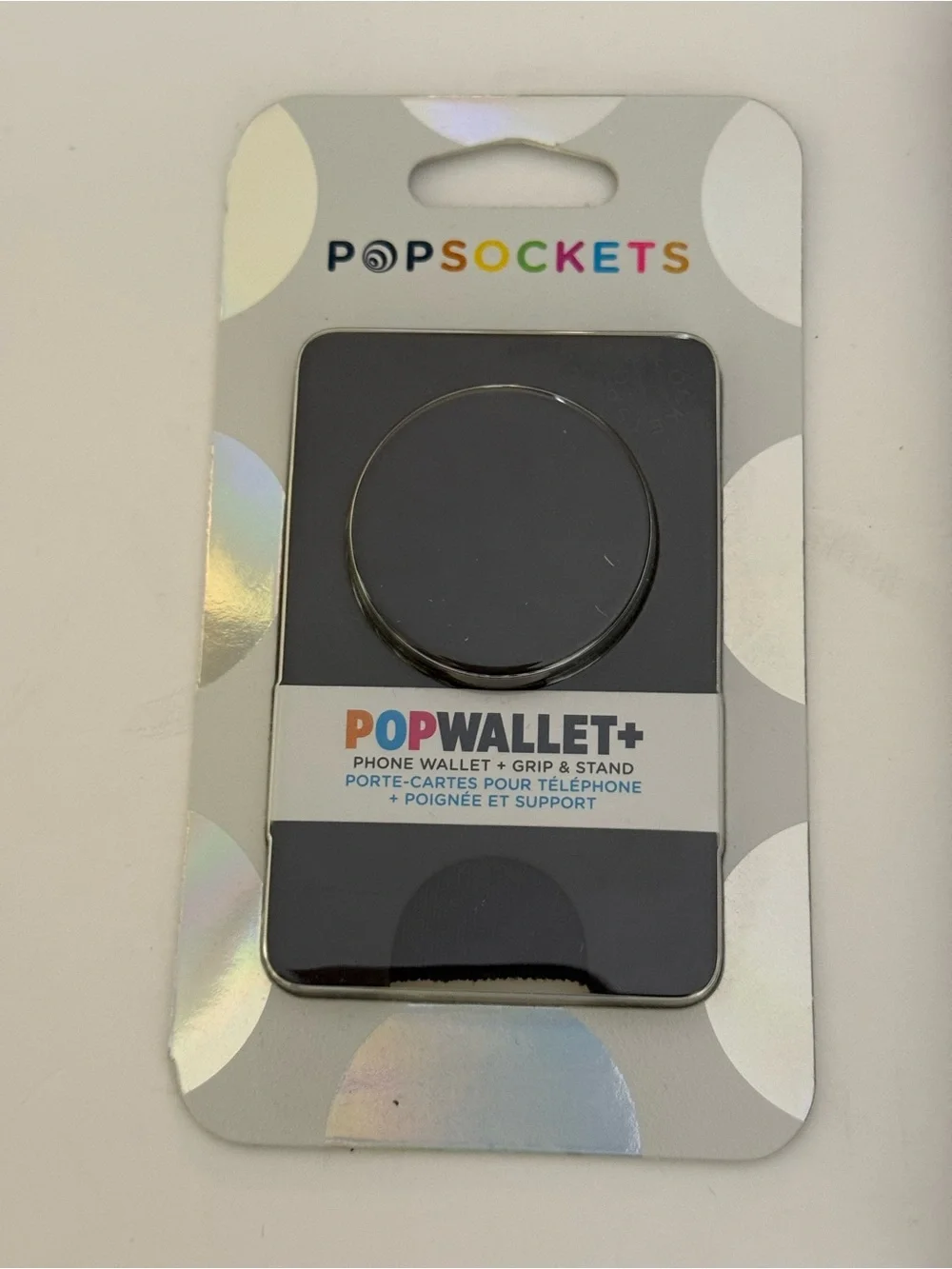 Kate Spade Pink Glitter iPhone Case with Black PopWallet+